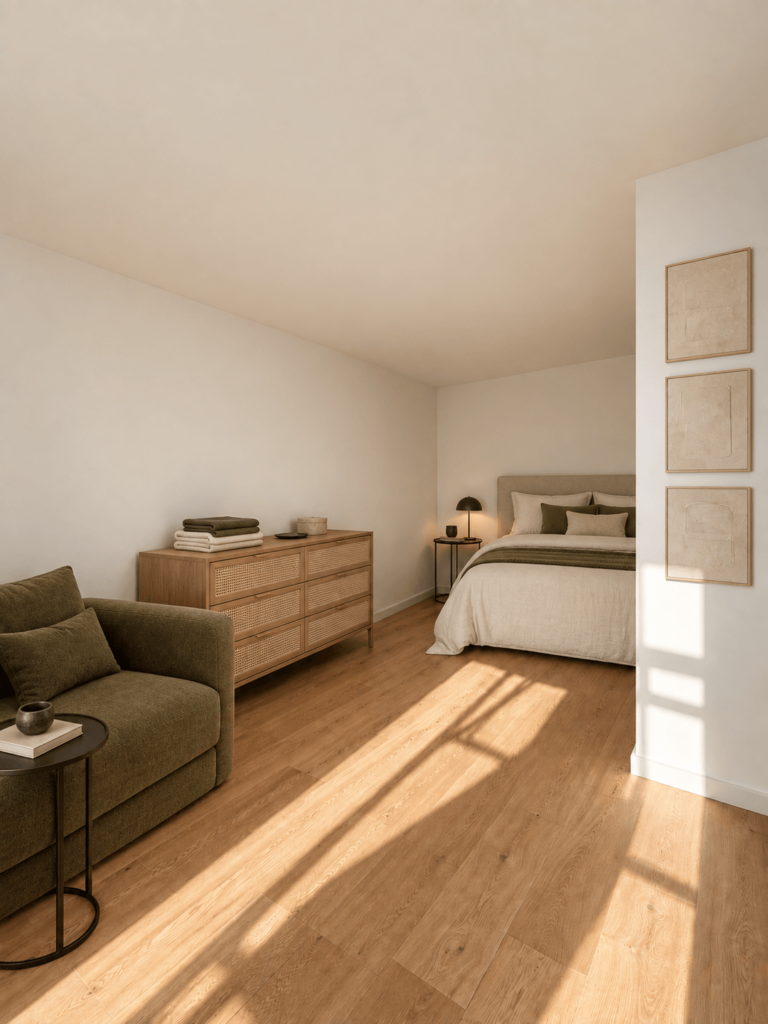 Helle Terrassenwohnung in Strausberg: 2-Zimmer inklusive Stellplatz, Terrasse und Küche