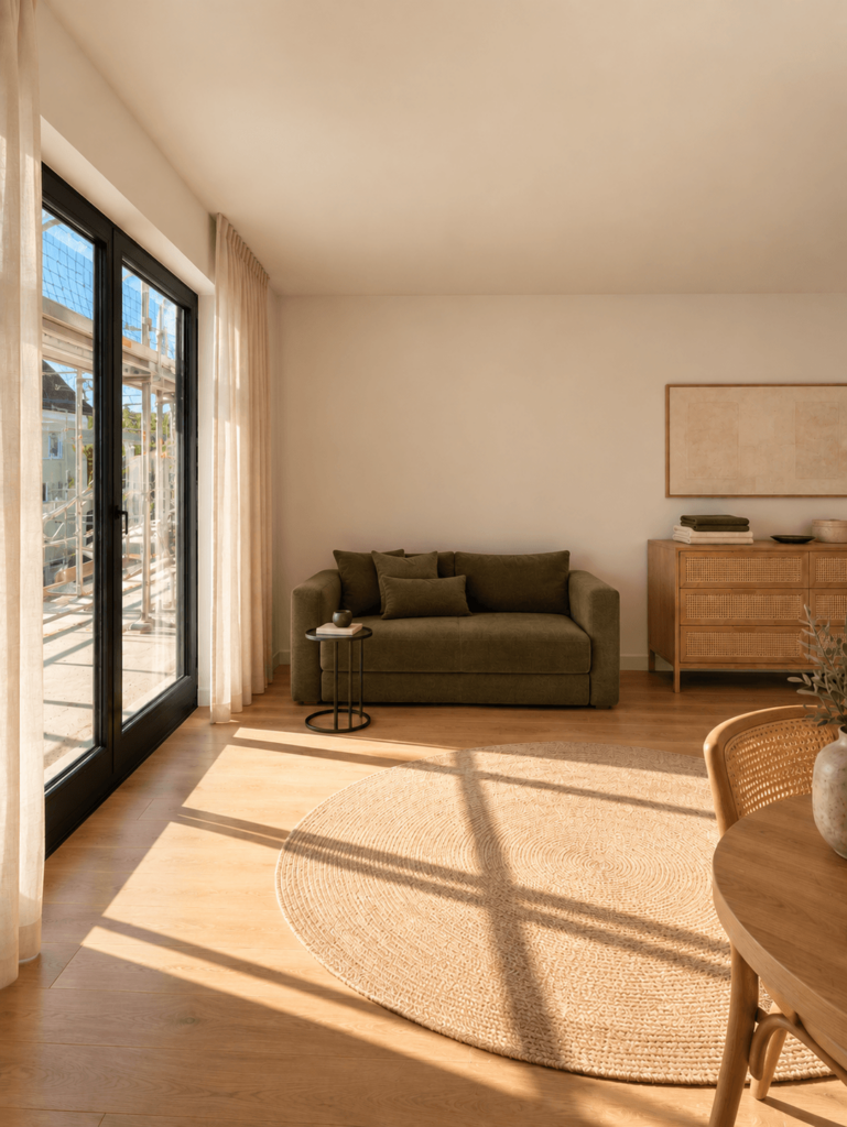 Helle Terrassenwohnung in Strausberg: 2-Zimmer inklusive Stellplatz, Terrasse und Küche